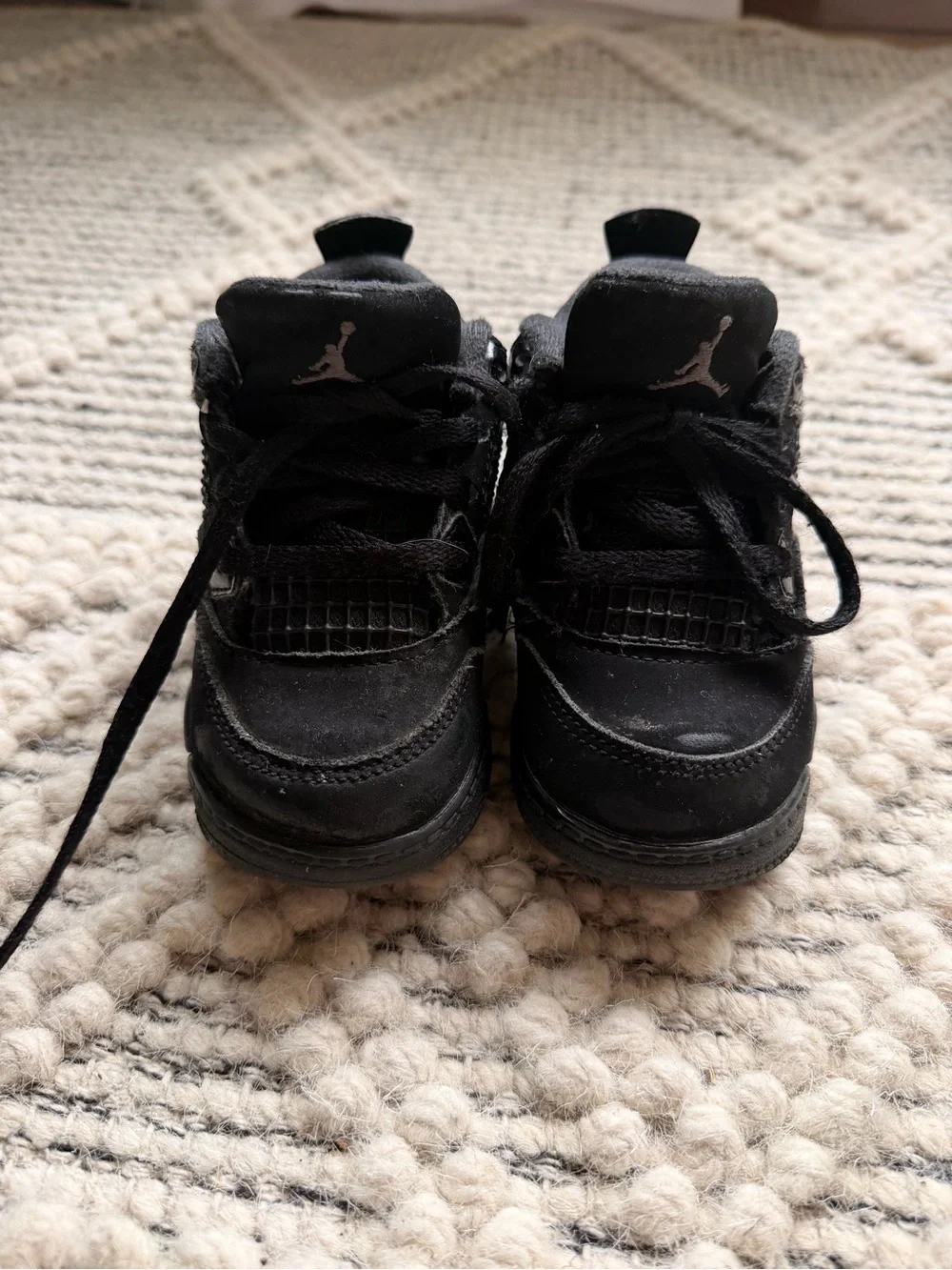Nike Kids Black Jumpman Basketball Sneakers